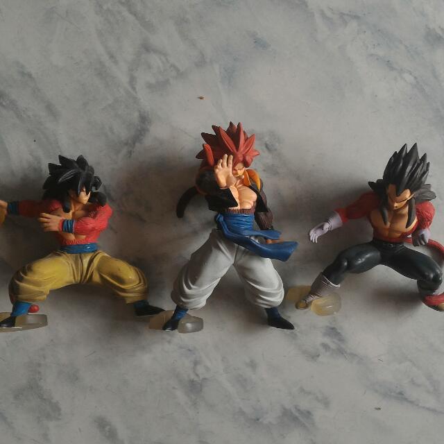 Dragon Ball Gt Super Saiyan 4 Goku And Vegeta Battle State Action
