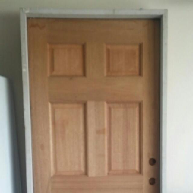 Mahogany Front Exterior Door Furniture On Carousell
