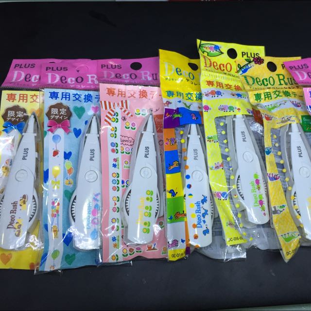 Plus Deco Rush Decoration Tape Refill 6mm X 6mm Design Craft On Carousell Plus Deco Rush Decoration Tape Refill 6mm X 6mm Design Craft On Carousell