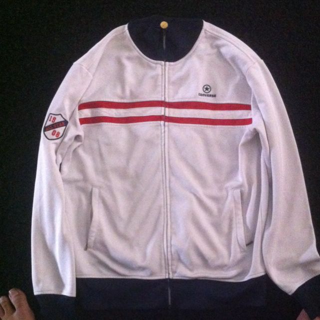 converse white jacket
