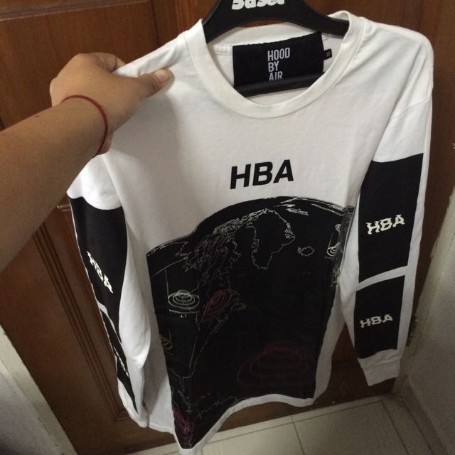 HOOD BY AIR HBA long sleeve t shirt Men s Fashion Tops Sets Tshirts Polo Shirts on Carousell