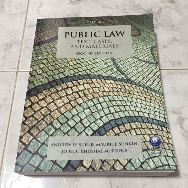 Public Law Text Cases And Materials Oxford Second Edition By