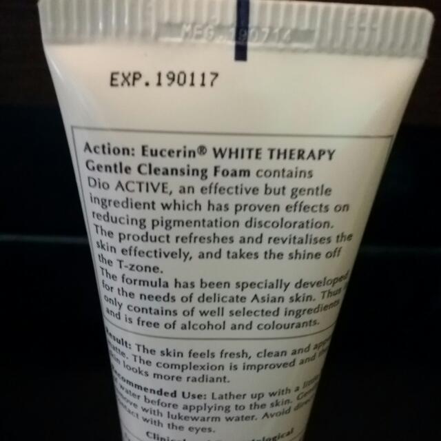 Eucerin Foam Cleanser Ingredients