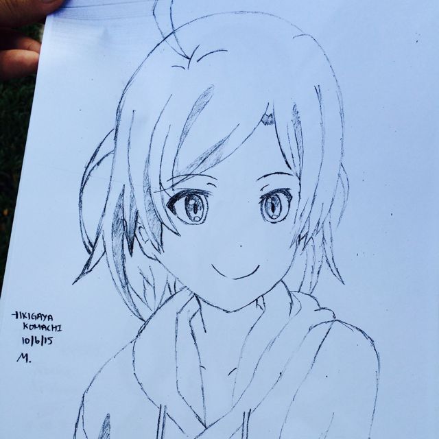 Hikigaya Komachi From Oregairu Hand Drawn Art Sketch Entertainment J Pop On Carousell First place in the poll went to komachi hikigaya of oregairu, also known as my teen romantic comedy snafu or my youth romantic comedy is wrong, as i expected. carousell