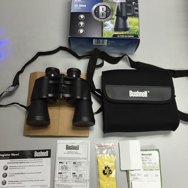 bushnell falcon 10x50 wide angle binoculars