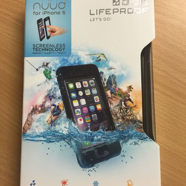 Original Lifeproof Nuud Case For Iphone 6 Black Electronics On Carousell
