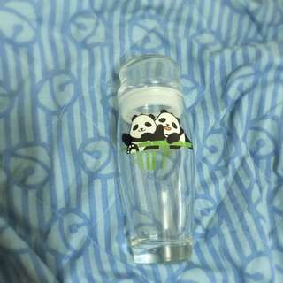 貓熊玻璃杯罐