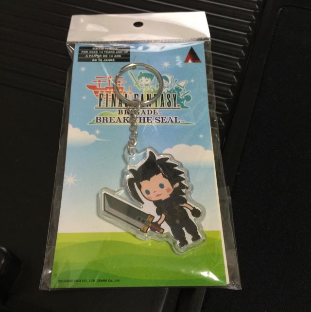 Theatrhythm Final Fantasy Brigade Keychain Zack Fair (Final Fantasy