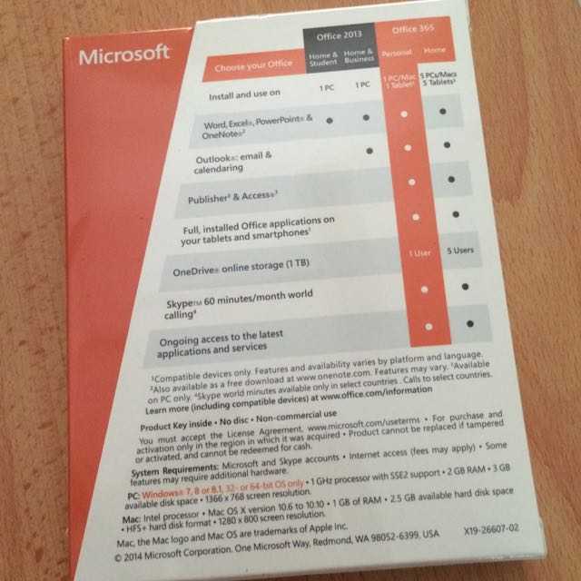 Microsoft Office 365 ( 1 Year Subscription ), Computers & Tech, Parts ...