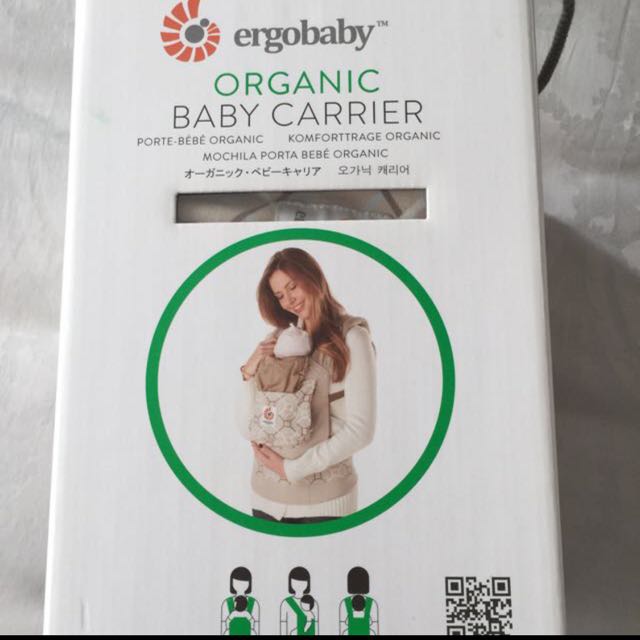 Ergo Baby Organic Authentic Carrier With Warranty Card, Babies & Kids