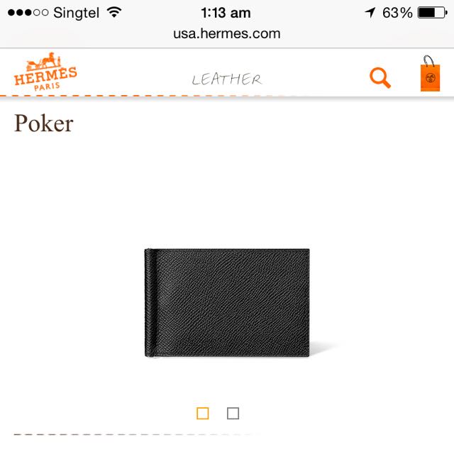 hermes poker wallet