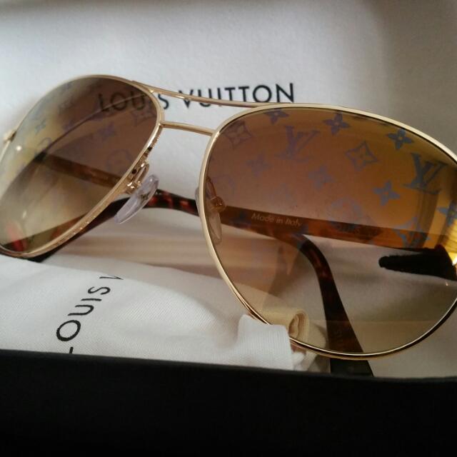 Louis Vuitton Damier Ebene Conspiration Pilote Sunglasses