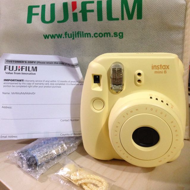 Brand New Fujifilm Instax Mini 8 Instant Camera With 1 Year Warranty From Fujifilm Photography On Carousell