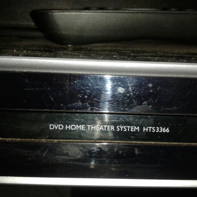 Philips DvD Home Theater System HTS3366, Furniture & Home Living