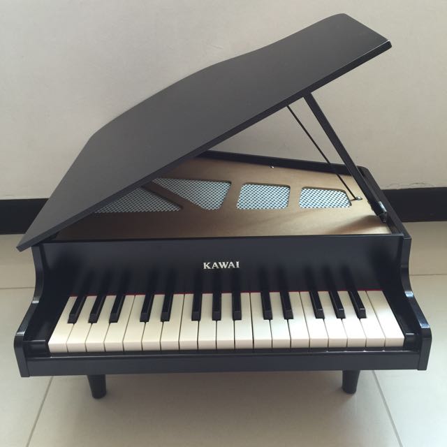 F/S KAWAI MIni Grand Piano 32 key Natural 1144 Musical Instrument Toy Japan 