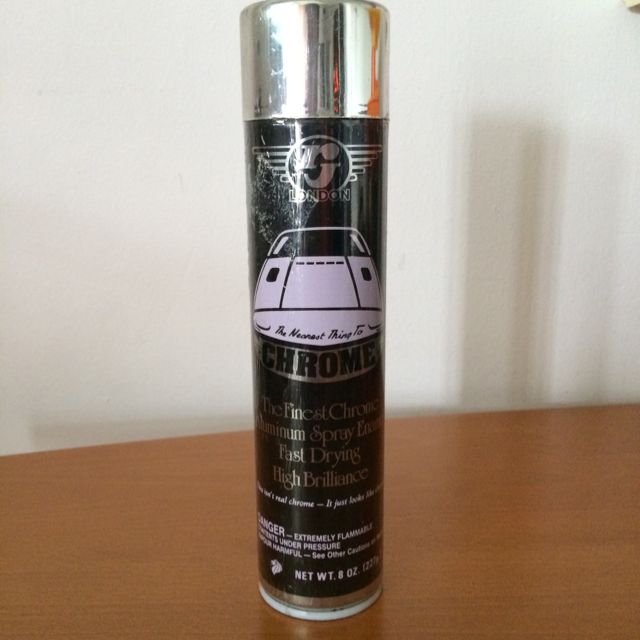 Rj London Silver Chrome Fast Drying Spray Paint Everything Else On Carousell