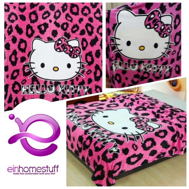 Selimut Bulu Hello Kitty Uk 180x200 Babies Kids On Carousell