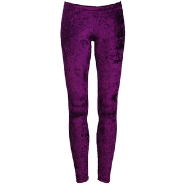 Cotton velvet leggings Clearance