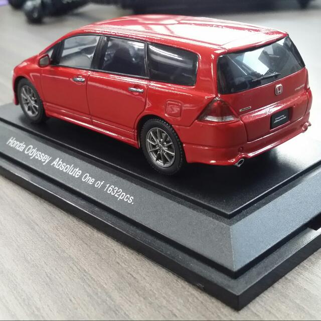 Ebbro Honda Odyssey Absolute 1/43 Diecast Model (Milano Red