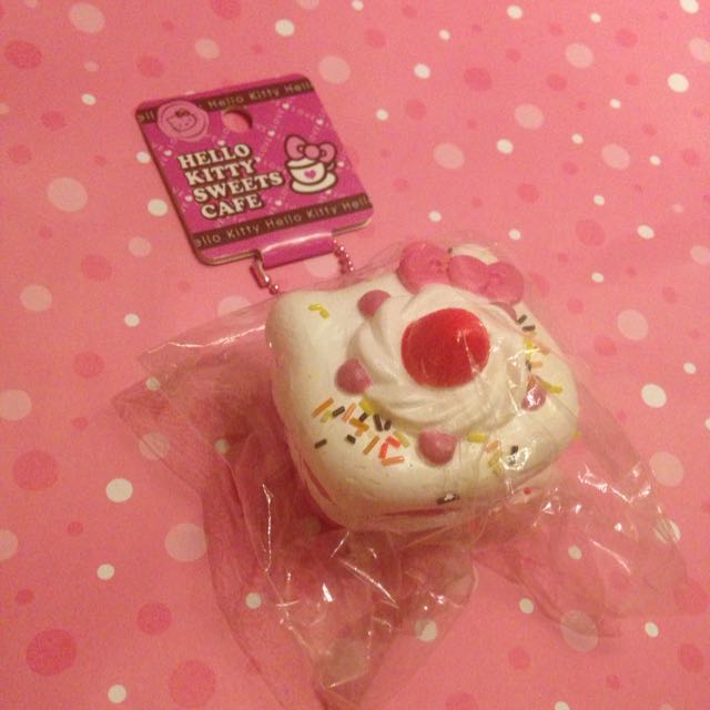 Sale Instock Hello Kitty Sweets Cafe Shortcake Squishy Toys Games On Carousell