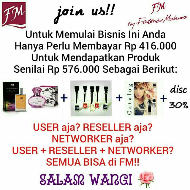 Join Member Atau Reseller Parfum Fm Mens Fashion On Carousell