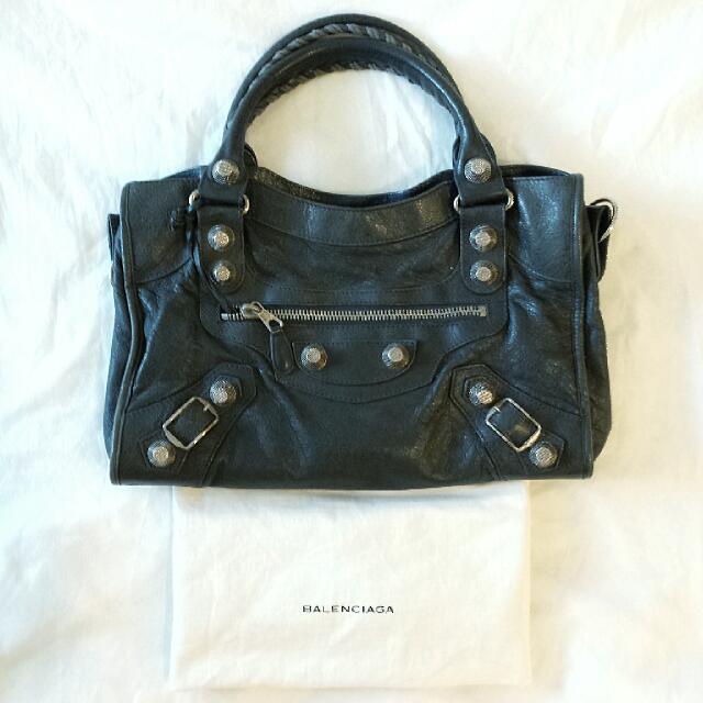 balenciaga giant city 21 silver