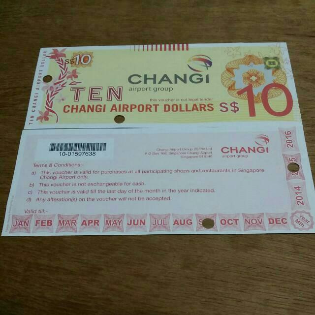 Changi Airport Voucher, Tickets & Vouchers, Vouchers on Carousell