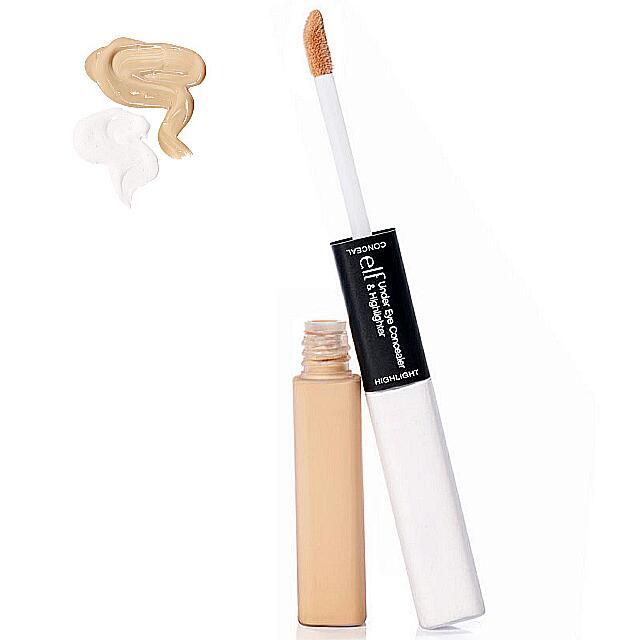 elf under eye concealer & highlighter glow light