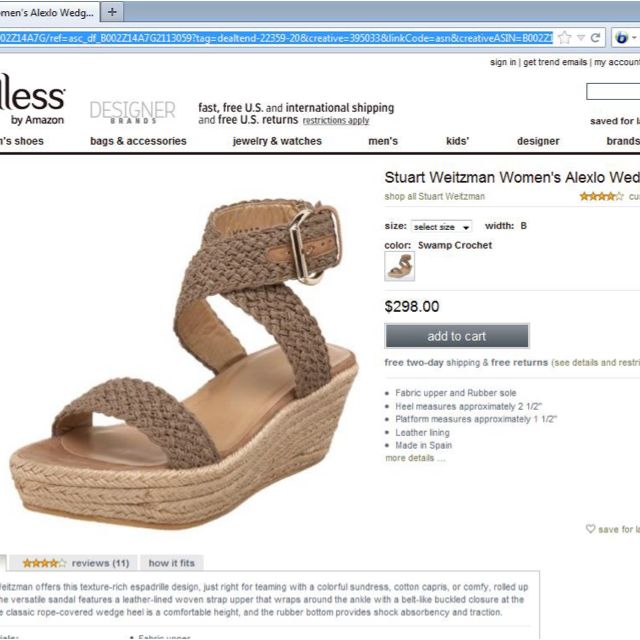 Stuart weitzman alex hotsell crocheted wedge espadrilles