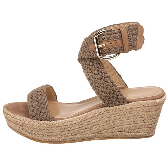 Stuart weitzman alex top crocheted wedge espadrilles