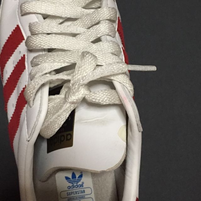 Adidas originals red stripes outlet
