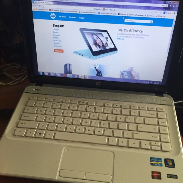 Hp Pavilion G4 Laptop White Computers Tech Parts Accessories Networking On Carousell