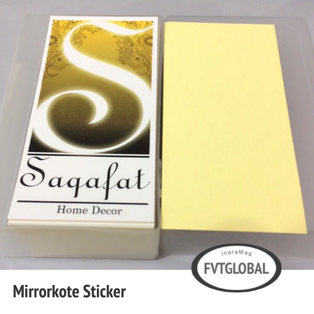 Mirrorkote Sticker With Matt Lamination Everything Else On Carousell
