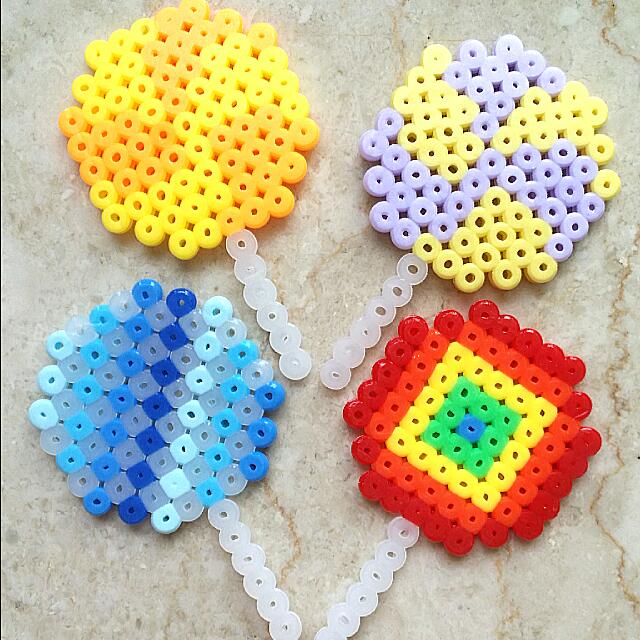 Perler Bead Lollipops Customizable