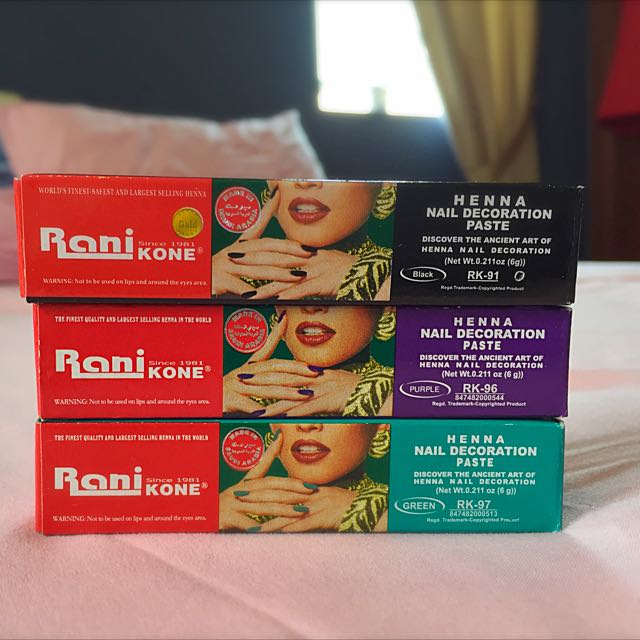 RANI KONE Henna Nail Decoration Paste (BLACK) price in UAE | Amazon UAE |  kanbkam