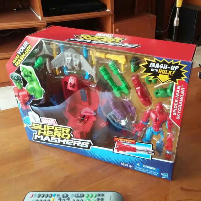 spiderman hero mashers