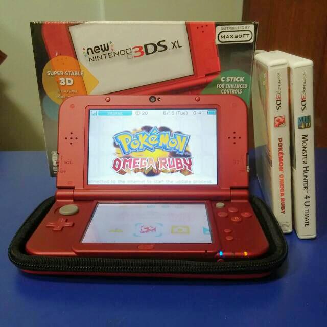 new 3ds xl red