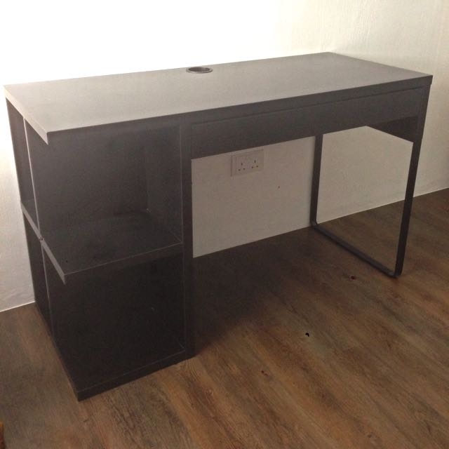 Pre Loved Ikea Micke Desk With Integrated Storage Furniture On