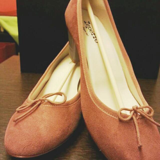 Repetto suede 2025 ballet flats