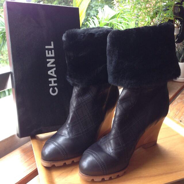 boots chanel femme