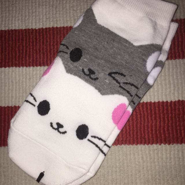 Cute kittens playing with a pink sock