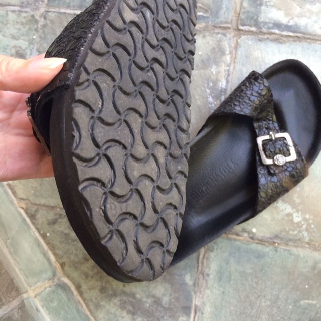 BIRKENSTOCK Rock Star Baby Stingray Leather Effect Madrid Sandals ...