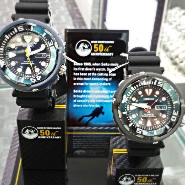 Seiko Prospex Srp655 And Srp 653 50th Anniversary Diver s Watch Mobile Phones Gadgets Wearables Smart Watches on Carousell