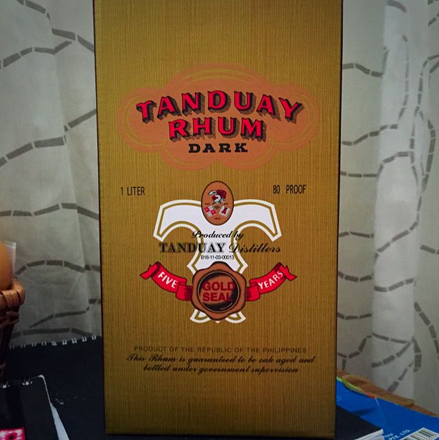 Tanduay Rhum Dark, Men's Fashion, Coats, Jackets and Outerwear on Carousell