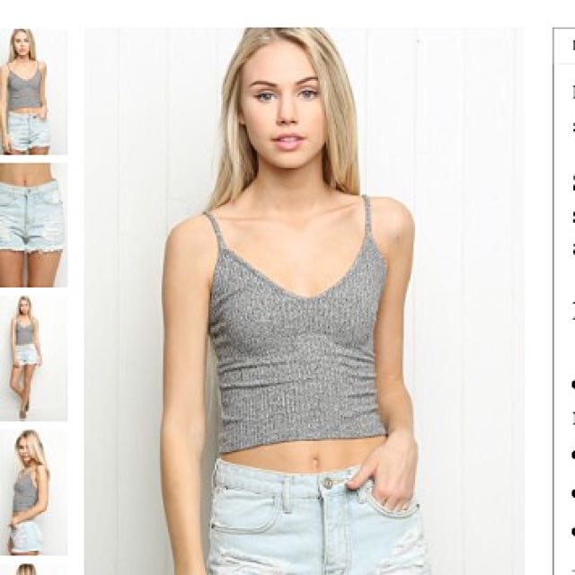 Brandy Melville Luna Knit Tank, Women's