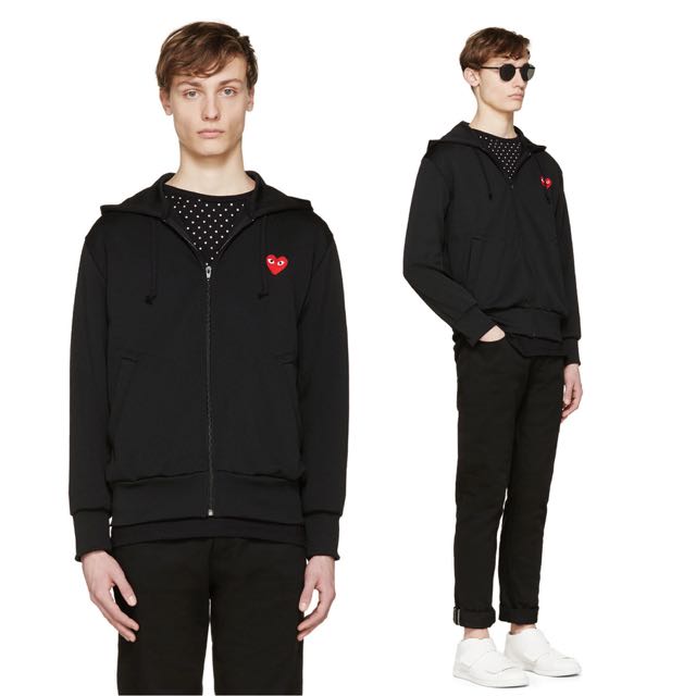 Cdg discount hoodie mens