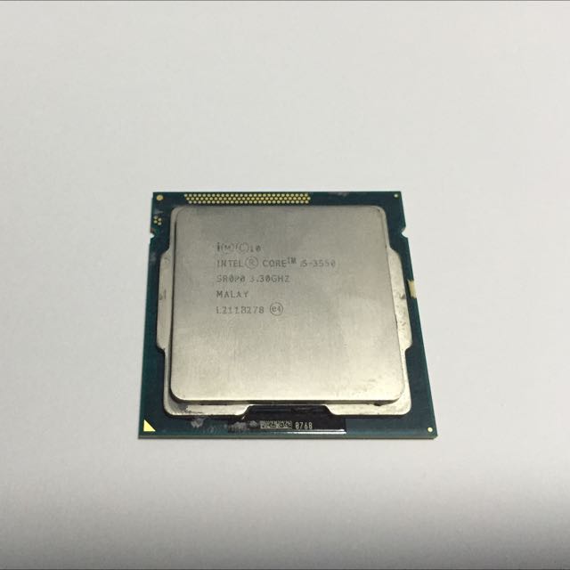 Intel i5 3550 LGA1155 socket Computers Tech Parts Accessories Networking on Carousell