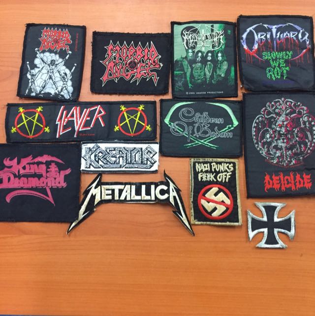Metal Band Patches, Hobbies & Toys, Memorabilia & Collectibles