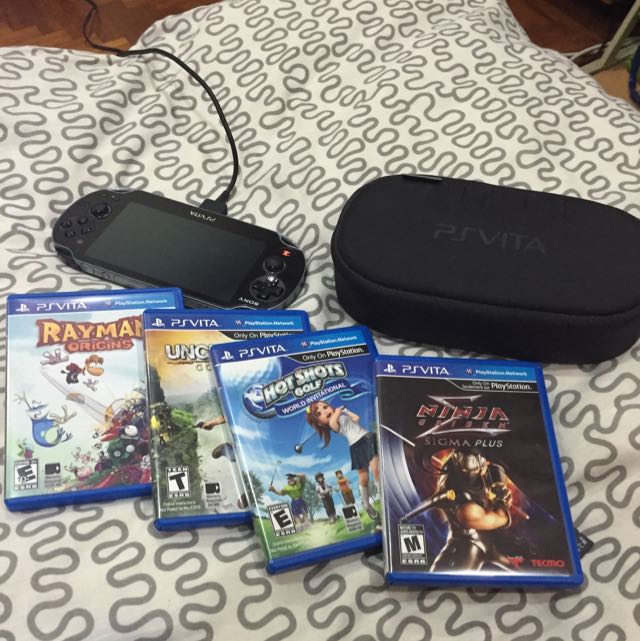 Ps Vita W Wifi 4 Games Toys Games On Carousell