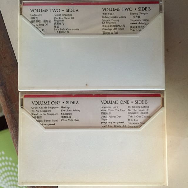 Sing Singapore Cassette Tapes 1988, Hobbies & Toys, Memorabilia